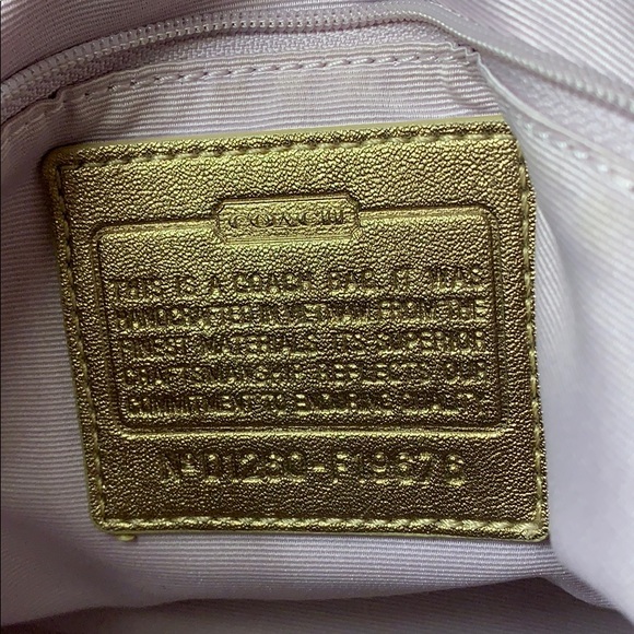 Coach Kyra Satchel Cross body bag beige authentic - Picture 4 of 4